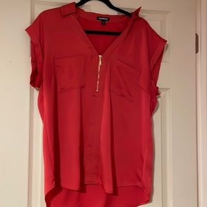 Dark orange Express top